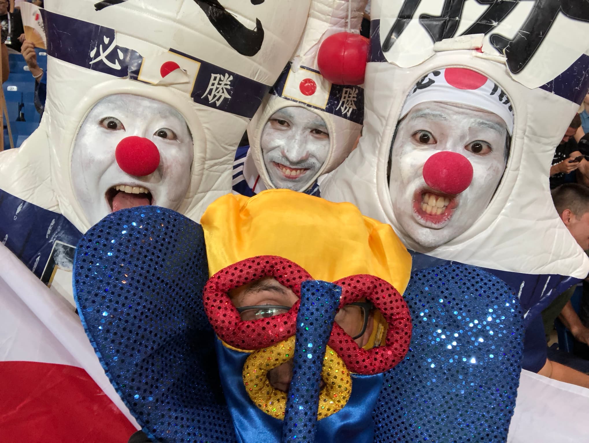 オリンピックリングと共に