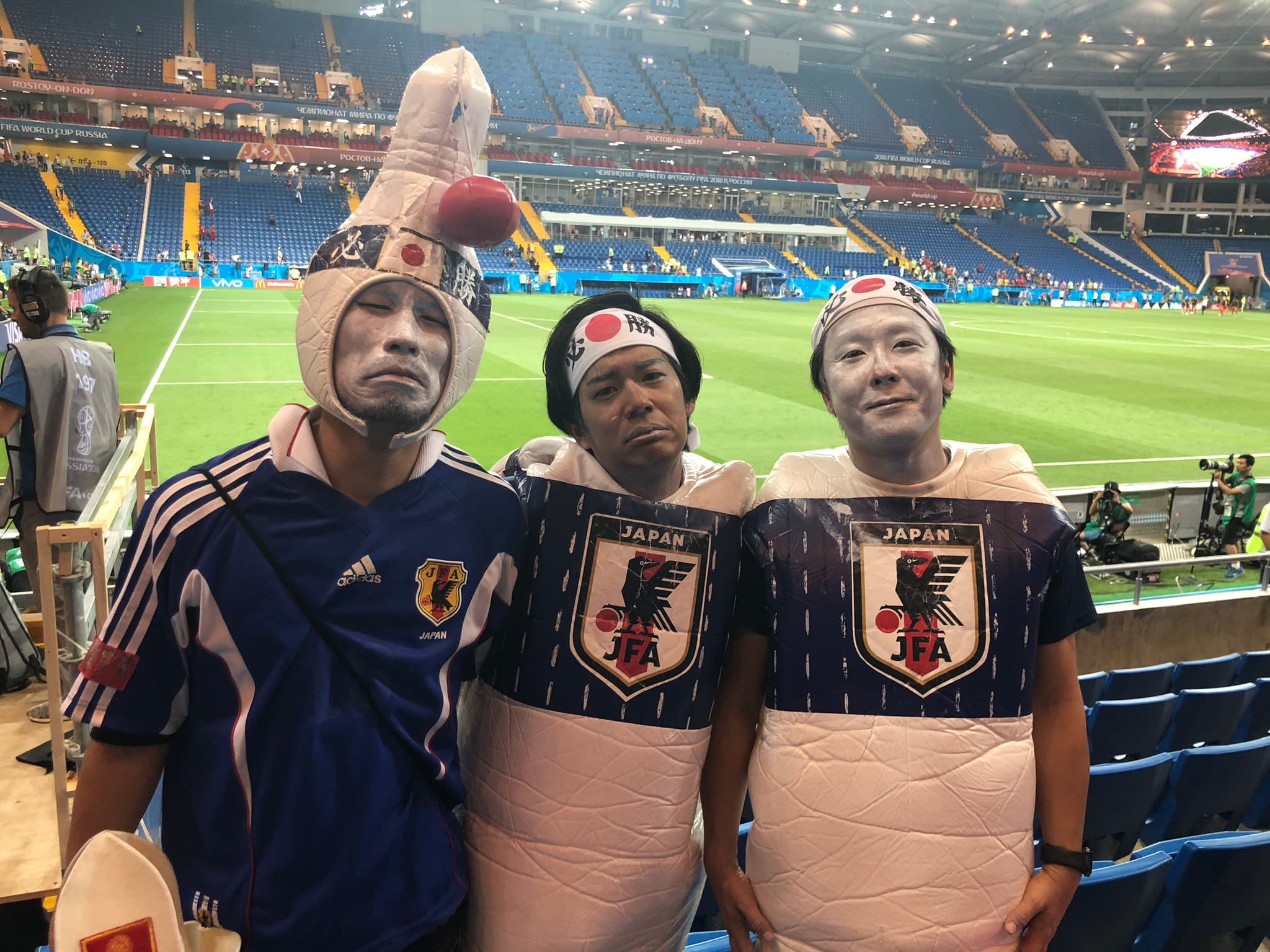 試合後のスタンド